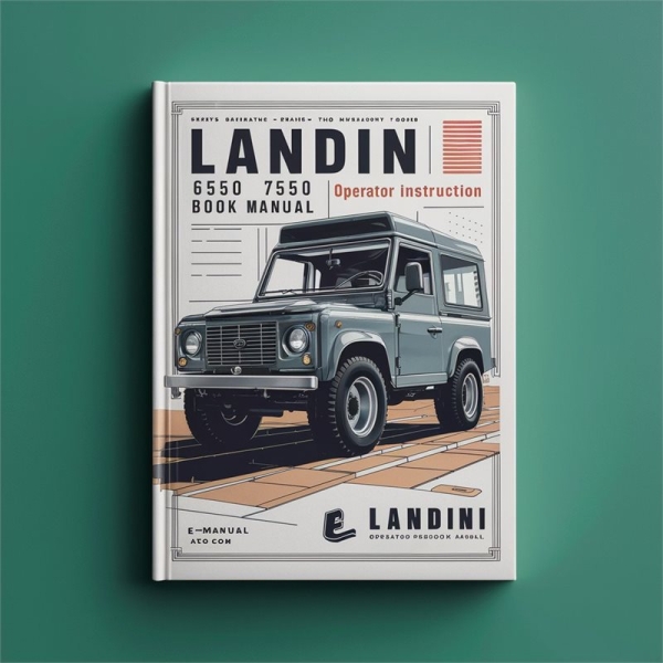 Landini 6550 / 7550 / 8550 Bedienungsanleitung (PDF)