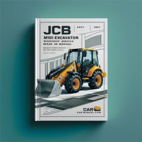 JCB 8052 Midi Excavator Workshop Service Repair Manual PDF Download