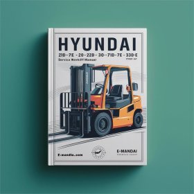 Hyundai Gabelstapler Service- und Reparaturhandbuch 20D-7E, 25D-7E, 30D-7E, 33D-7E (PDF)