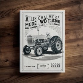 Allis-Chalmers WD Traktor Werkstatt Handbuch PDF Download