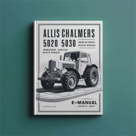 Allis Chalmers 5020/5030 Werkstatt-Reparaturhandbuch PDF