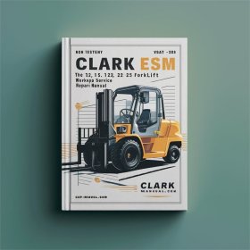 Clark ESM 12/15/17/20/22/25 Gabelstapler Werkstatt-Handbuch PDF Download