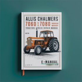Allis Chalmers 7060/7080 Traktor Werkstatt Handbuch PDF Download