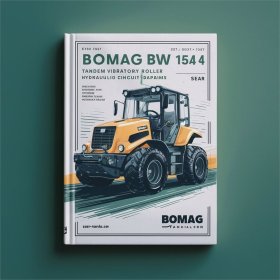 BOMAG BW 154-4 Tandemwalze Hydraulik-Schaltpläne