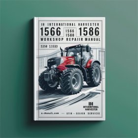International Harvester 1566/1568/1586 Traktor Werkstatt- und Reparaturhandbuch (PDF)