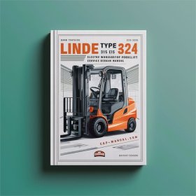Linde Gabelstapler Typ 324 E12 E15 E15S E16S: Werkstatt-Handbuch (PDF)