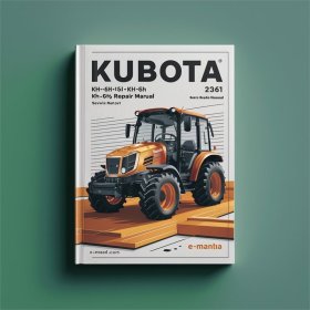 Kubota KH-36, KH-41, KH-51, KH-61, KH-66, KH-91, KH-101, KH-151 Service- und Reparaturhandbuch