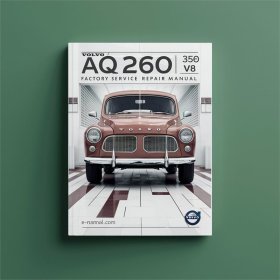 Volvo AQ260 5.7L V8 Werks-Reparaturanleitung