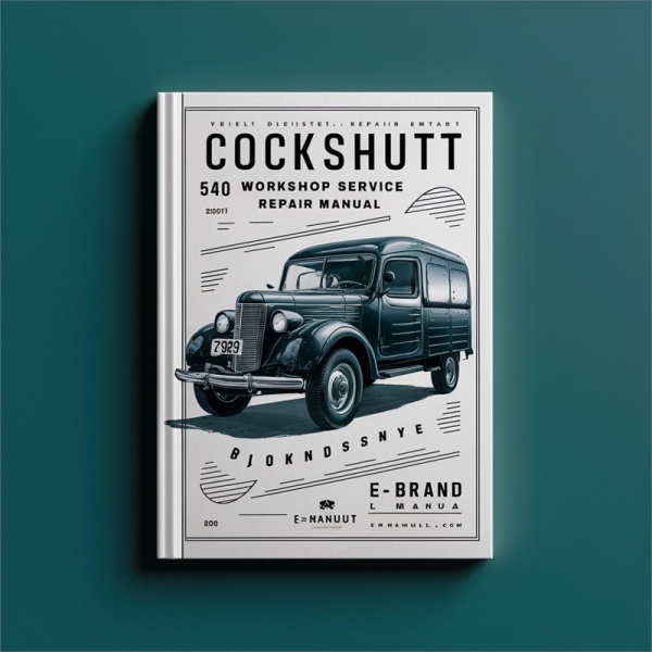 Cockshutt 540 Werkstatt-Servicehandbuch
