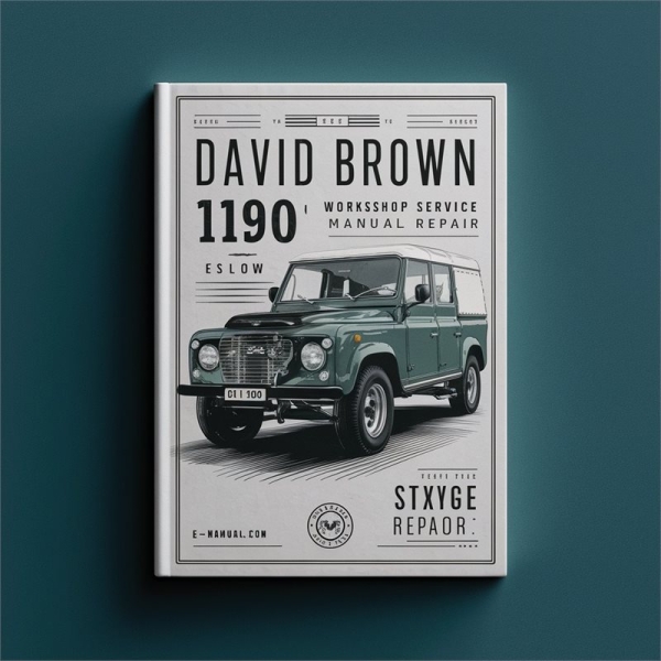 David Brown 1190 Werkstatt-Handbuch