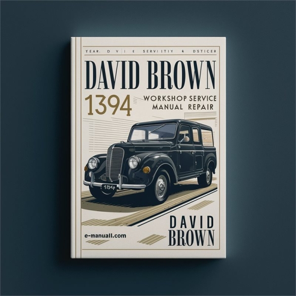 David Brown 1394 Werkstatt-Handbuch