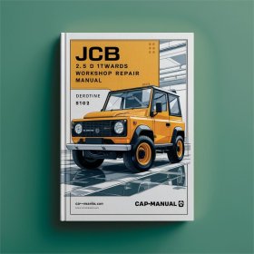 JCB 2.5 D 1176570: Werkstatt-Reparaturhandbuch